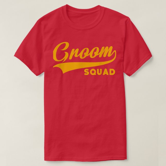 Camiseta Groom Squad Bachelor Party Wedding 2 (Diseño del anverso)