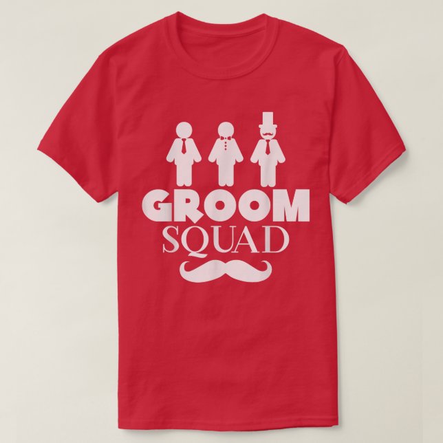 Camiseta Groom Squad Bachelor Party Wedding Party Gifts  (Diseño del anverso)