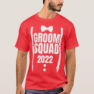 Camiseta Groom Squad Groomsmen Equipo Funny Bacheler Par