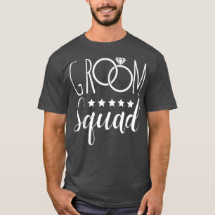 Camiseta Groom Squad Groomsmen Equipo Funny Bacheler Par