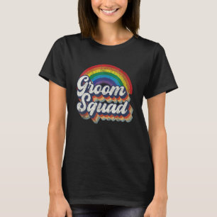Camiseta Groom Squad Lgbt Orgullo Gay Boda