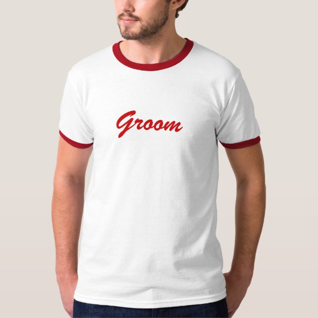 Camiseta Groom T-Shirt (Anverso)