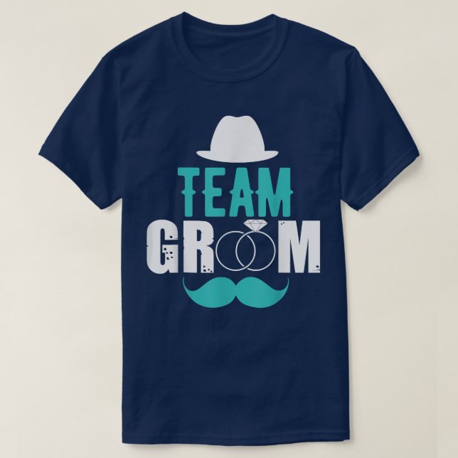 Camiseta Groom Team Bachelor Party Squad or Wedding  (Diseño del anverso)