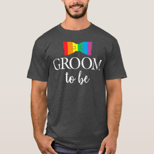 Camiseta Groom To Be LGBT Gay Pride Engagement Party