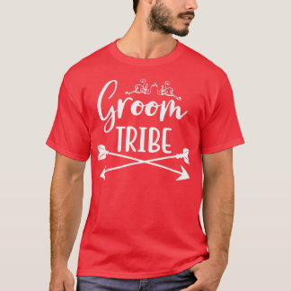 Camiseta Groom Tribe Matching Cute Arrow Wedding Engagement