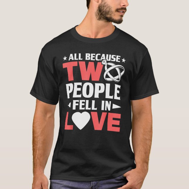 Camiseta Groom y Bride (Anverso)