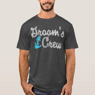Camiseta Grooms Crew Funny Boat Cruise Bachelet