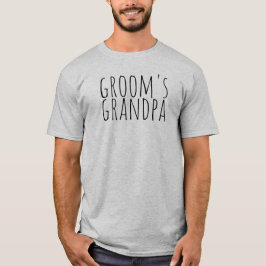 Camiseta Groom's Grandpa Bridal Party Wedding