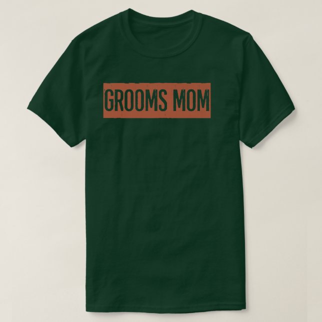 Camiseta Grooms Mom (Diseño del anverso)