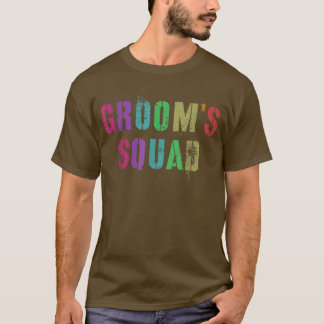 Camiseta GROOMS SQUAD Bridal Party Family Friends
