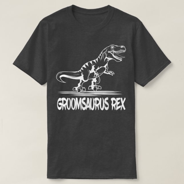 Camiseta Groomsaurus Re Groom Contraer Matrimonio P (Diseño del anverso)
