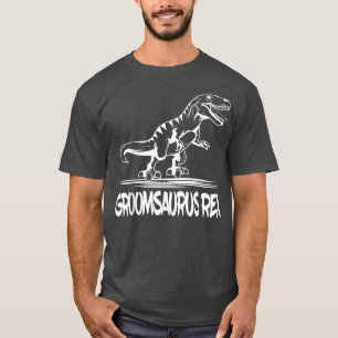 Camiseta Groomsaurus Re Groom Contraer Matrimonio P