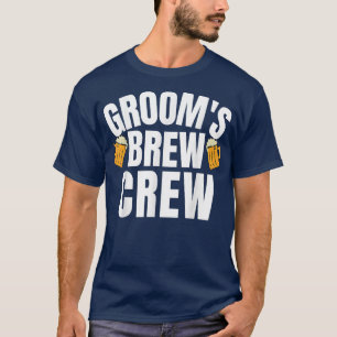 Camiseta Groomsman Groo de la Tripulación de la Tripulación