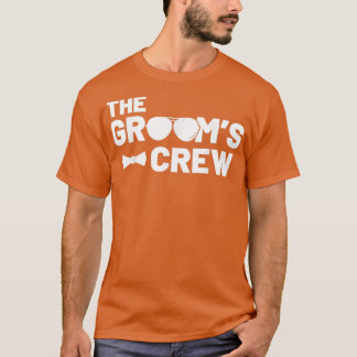 Camiseta Groomsmen Groom Squat Men Fiesta de suministros de