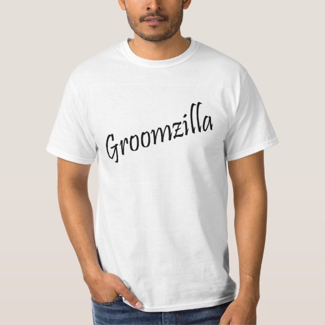 Camiseta Groomzilla (Anverso)