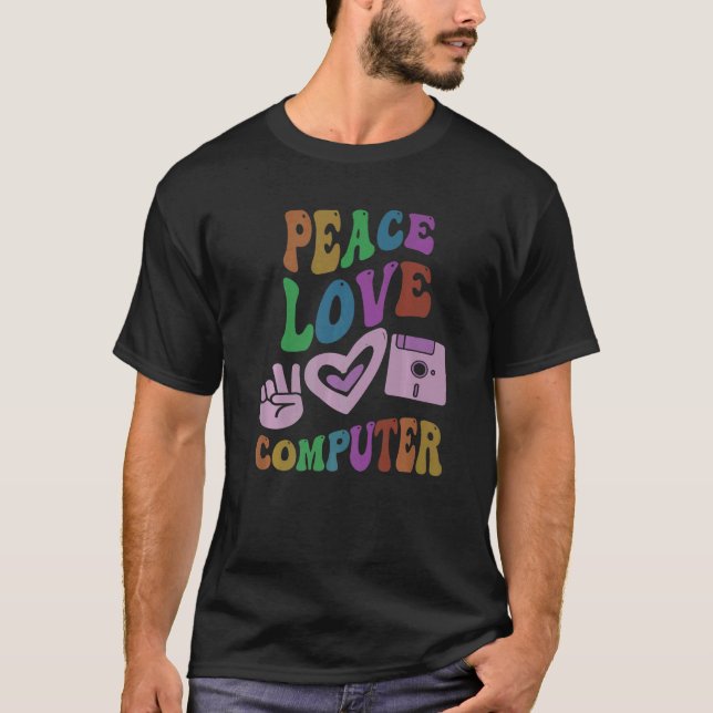 Camiseta Groov, profesor de tecnología de retro para PEACE  (Anverso)