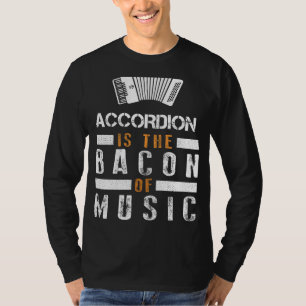 Camiseta Groove en estilo con acordeón es el tocino del rat