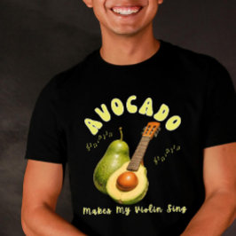 Camiseta Groove Retro Aguacate Fruit Healthy Eating AI Art