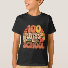Camiseta Groovy 100th Day of School Design - Escuela de Vin