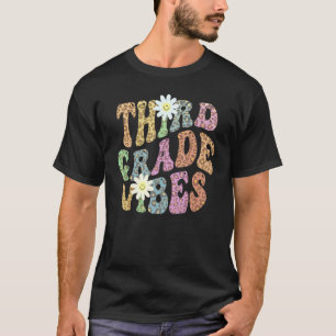Camiseta Groovy 3D GRADE VIBES Teacher Leopard Print 3D