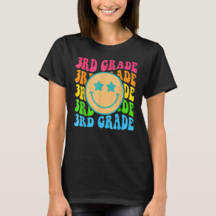 Camiseta Groovy 3er grado Vibes enfrenta a profesores retro