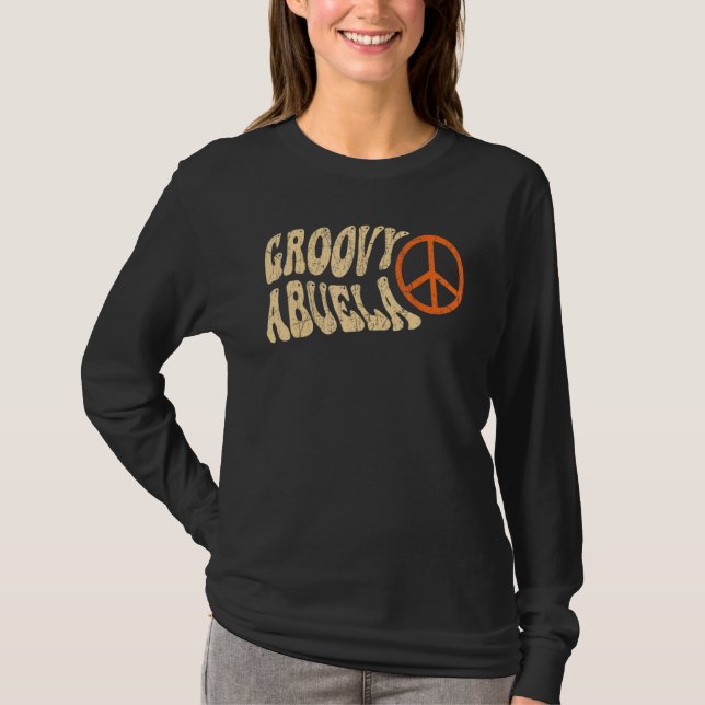 Camiseta Groovy Abuela 70s Aesthetic Nostalgia 1970's Mexic (Anverso)