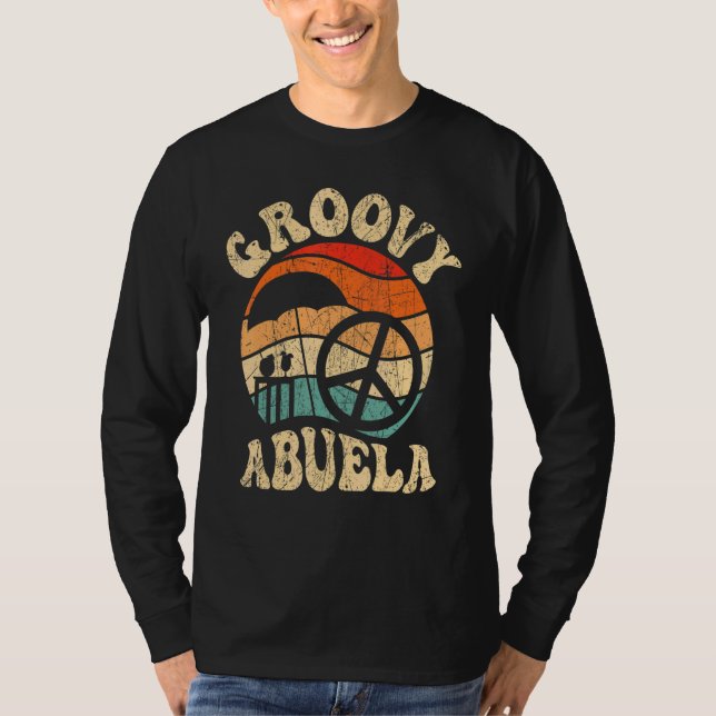 Camiseta Groovy Abuela 70s Aesthetic Nostalgia 1970's Mexic (Anverso)