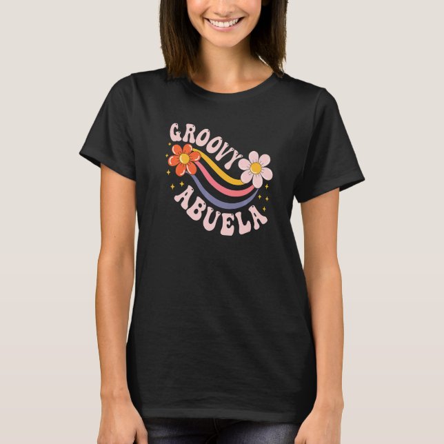 Camiseta Groovy Abuela 70s Aesthetic Nostalgia 1970's Mexic (Anverso)