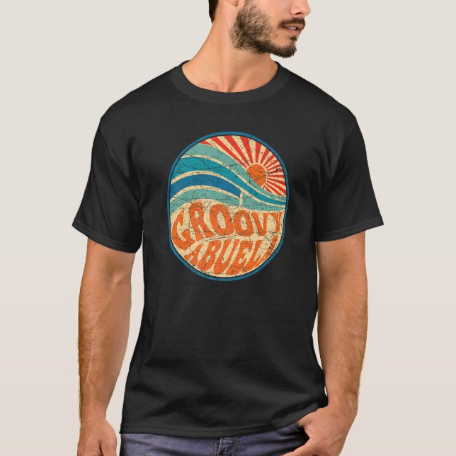 Camiseta Groovy Abuela 70s Aesthetic Nostalgia 1970's Mexic (Anverso)