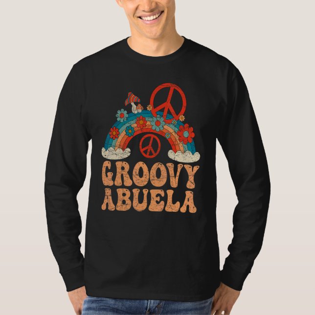 Camiseta Groovy Abuela 70s Aesthetic Nostalgia 1970's Mexic (Anverso)
