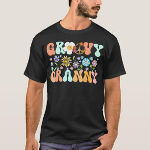 Camiseta Groovy Abuela Granja Familia Matanza Cumpleaños Pa