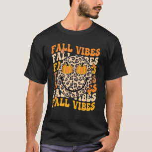 Camiseta Groovy Agradecimiento Hola Caída Leopard Retro Oto