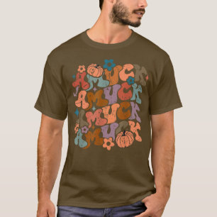 Camiseta Groovy Amuck Pumpkin Cae Ret vintage de Acción de 