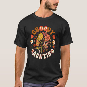 Camiseta Groovy Auntie Groovy Cumpleaños Cumpleaños Cumplea