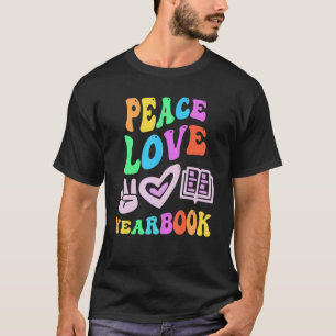 Camiseta Groovy Ba, profesora editora de retro de PEACE LOV