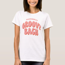 Groovy Bach Personalizado Retro Bachelorette camis