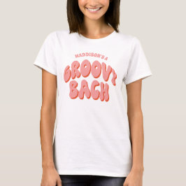 Camiseta Groovy Bach Personalizado Retro Bachelorette camis