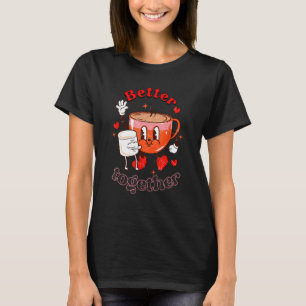 Camiseta Groovy Better Together El día de San Valentín Matc