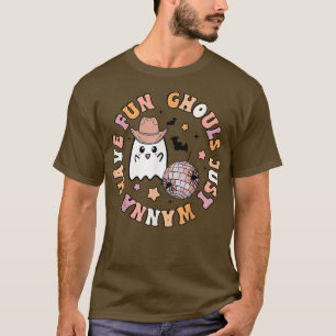 Camiseta Groovy Boho Ghouls solo quiere divertirse, dulce p