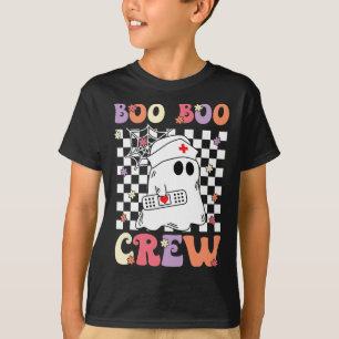Camiseta Groovy Boo Boo Crew Enfermera Fantasma Paramédico 
