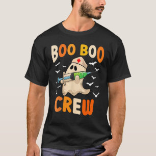 Camiseta Groovy Boo Boo Crew Enfermera Graciosas Fantasmas