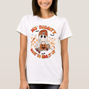 Camiseta Groovy Boo No Hay Diedad De Sacarlo De Halloween B