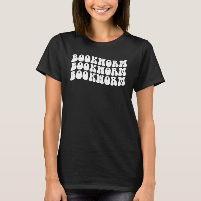 Camiseta Groovy Bookworm Book Reading Book Nerd Librarian (Anverso)