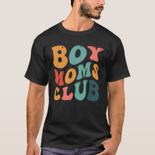Camiseta Groovy Boy Moms Club Retro Guay Moms Club Wavy