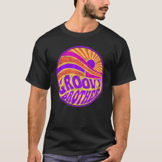 Camiseta Groovy Brother 70s Aesthetic Nostalgia 1970's Retr