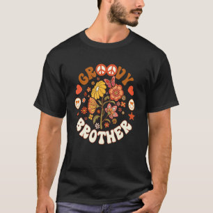 Camiseta Groovy Brother Groovy Cumpleaños coincidente P