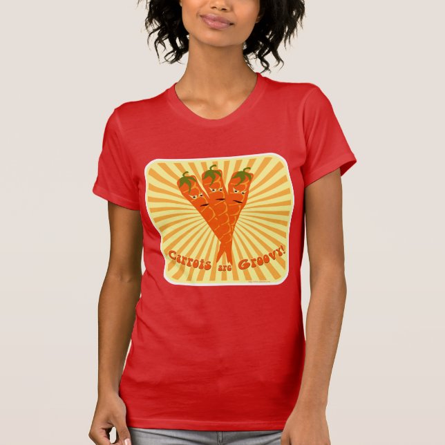 Camiseta Groovy Carrots (Anverso)