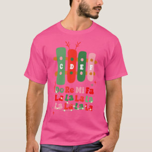 Camiseta Groovy Cdef Do Re Mi Fa La La La Music Teacher