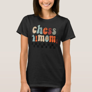 Camiseta Groovy Chess Lover Arte Para Mamá Diseño Ajedrez