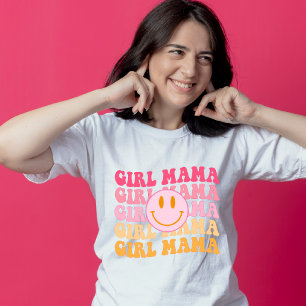 Camiseta groovy Chica Mama, Matando A Mami Y A Mí Retro